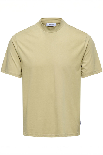 Otis Regular Mock Neck Tee Twill