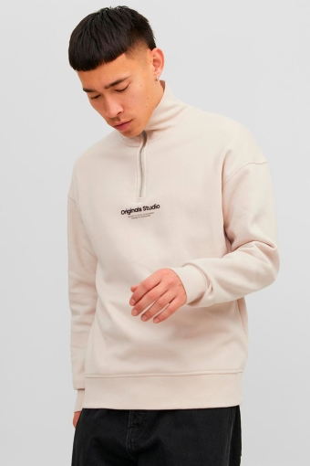 Vesterbro Sweat Half Zip Moonbeam