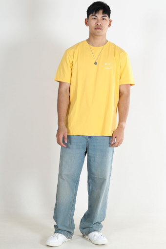 Patrick Organic Tee Warm Yellow