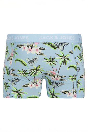 Flower Bird Trunks 3-Pack Chambray Blue