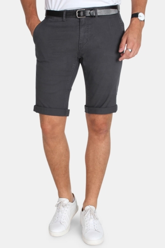 Jonas Stretch Shorts Stone Grey