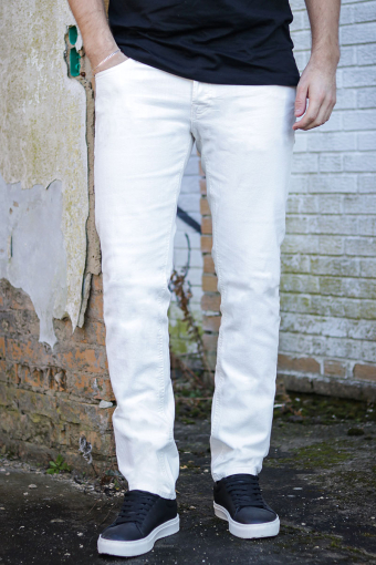 Glenn Slim Fit 912 White Denim