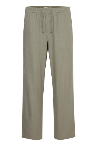 Allan Elsticated Wide Fit Linen Pants Vetiver