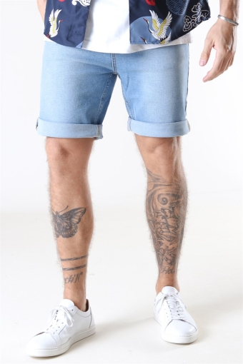 Mr Orange Denim Shorts Light Blue