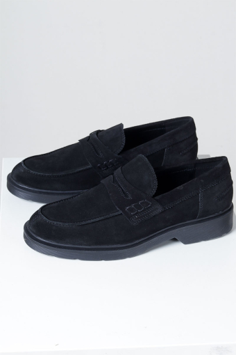 Dax Suede Loafer Black