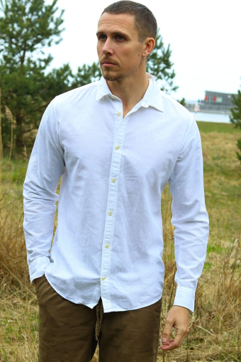 Summer Shirt LS White