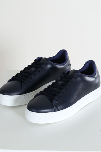 David Chunky Leather Sneaker Sky Captain