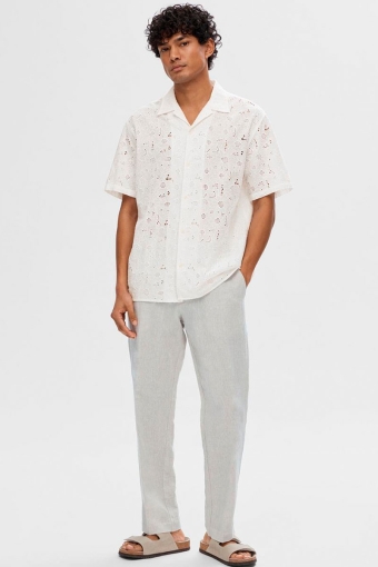 Relax Jax Shirt SS Broderie Bright White