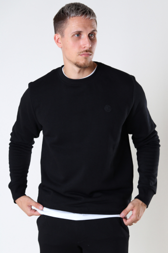 Lars Organic/Recycled sweat crew Black