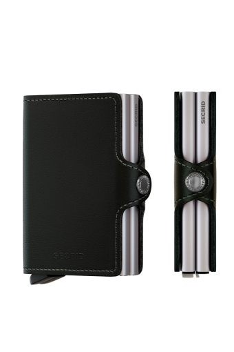 Twinwallet Black Silver