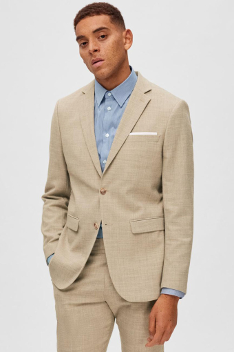 SLIM OASIS LINEN BLAZER Sand