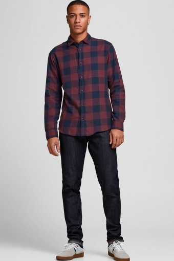 Gingham Twill Shirt L/S Port Royale