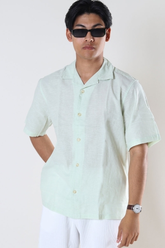 Summer Linen Resort Shirt SS Desert Sage