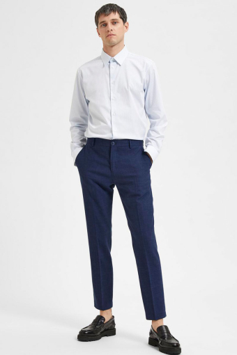 SLIM OASIS LINEN PANTS Dark Navy