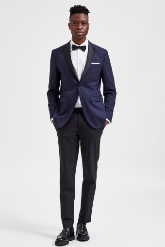 Logan Shawl Tux Blazer Dark Sapphire