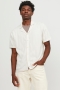 Jack & Jones Valencia Structure Knit SS Polo Sea Salt