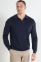 ONLY & SONS Phil Rib LS Polo Knit Parisian Night