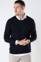 JEFF GREYSON CREW KNIT Black