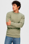 Selected Emanuel Soft Crew Neck Sweat Vetiver