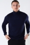 JEFF MALCOLM ROLL NECK KNIT Navy