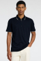 Selected Fave Zip Sport Polo SS Sky Captain