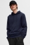 Selected Emanuel Soft Hoodie Sweat Sky Captain